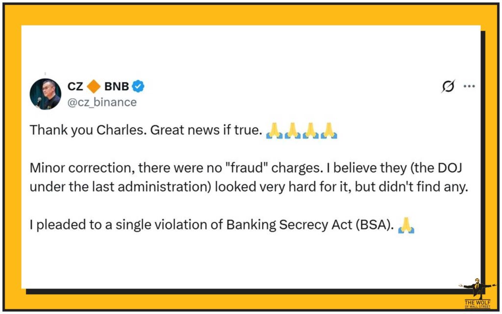 A Trump pardon wouldn’t just clean his record—it would ignite the next bull run.