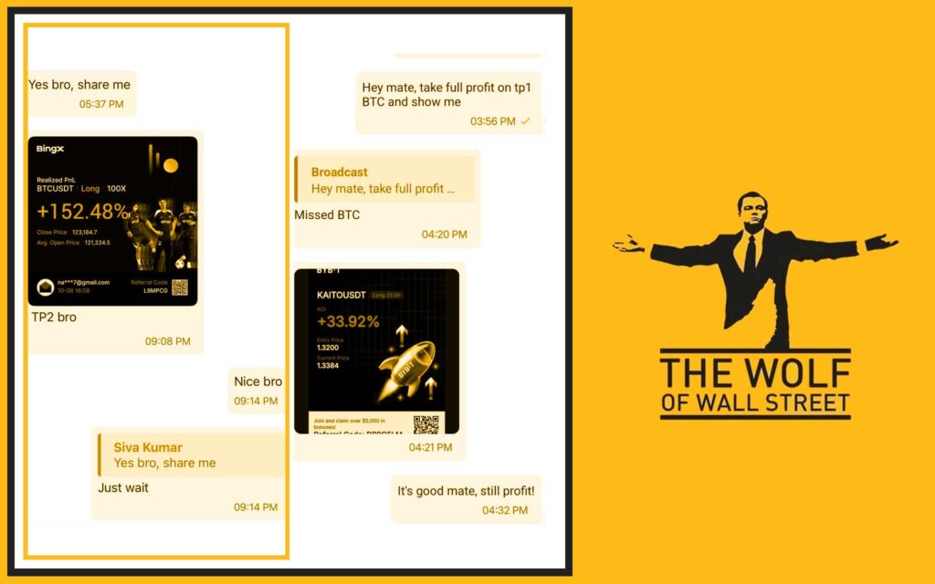 Join the The Wolf Of Wall Street community today to supercharge your trading and networking