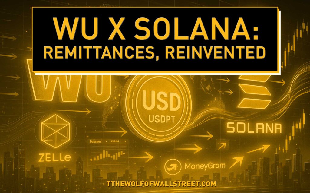 Western Union Goes On-Chain: USDPT on Solana, Launching 2026